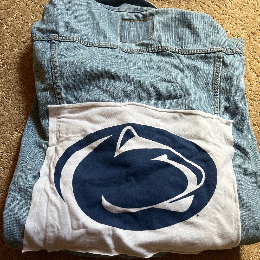 Penn state denim jacket
